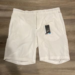 Nike Mens White Golf Shorts